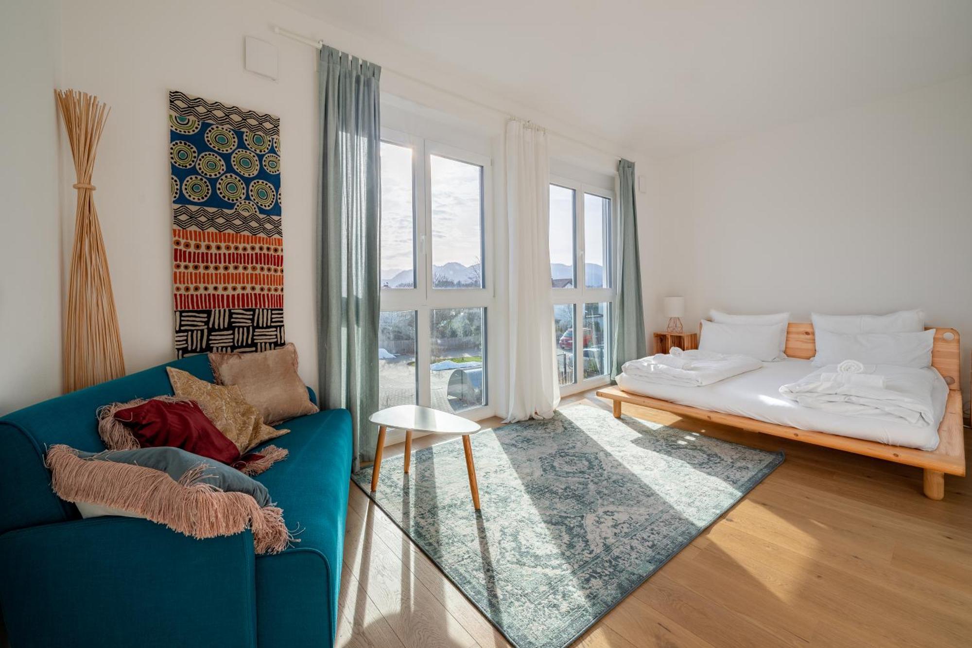 LIBORIA: Stylisches Haus; Sauna ; 4min zum See Seehausen am Staffelsee Exterior foto